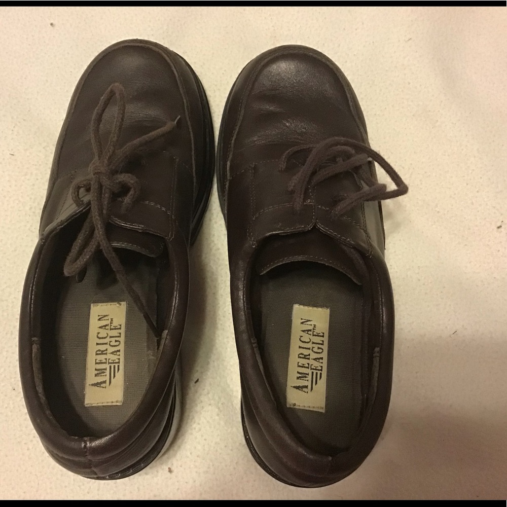 NIB American Eagle Kimber Brown Oxford Shoes Women's 8 New in Box